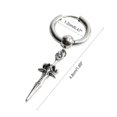 thumbnail image 3 of Fashion Mens Womens Stainless Steel Dagger for Cross Pendant Charm Hoop Cuff Hypoallergenic Vintage Punk Prayer Jewelry, 3 of 4