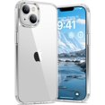 thumbnail image 1 of Funda Vakoo para iPhone 14 | Transparente Antiamarillamiento, Parte Trasera Rígida, Protección Militar contra Caídas, Compatible con Carga Inalámbrica - Transparente, 1 of 7