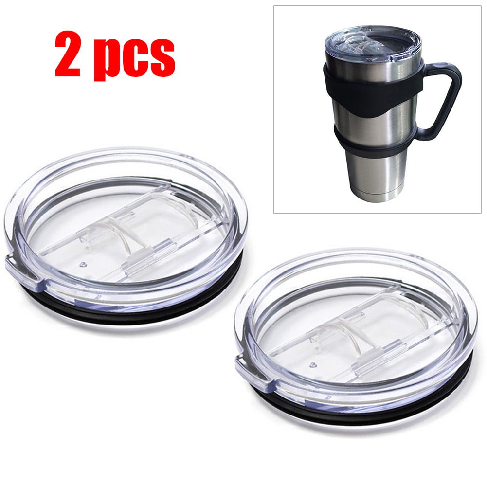 JUMBO FILTER 2 Pack Tumbler Replacement Lids for 20 oz Tumblers with 3 Pcs  Magnetic Spill Proof Slider, Spill Proof Splash Resistant Lids Covers Fit