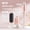 Pink 3-in-1 28mm+32mm+Straightening Comb, variant on CNV Professional 9-in-1 Modular Hair Styler Set with Automatic Curling Iron, Interchangeable Ceramic Styling Kit for Straightening Volumizing and Crimping
