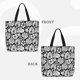 thumbnail image 2 of Disketp Tropical Leaves Bolsa Tote de Lona para Mujer, Bolso de Hombro y Cruzado con Cierre de Cremallera, 2 of 7