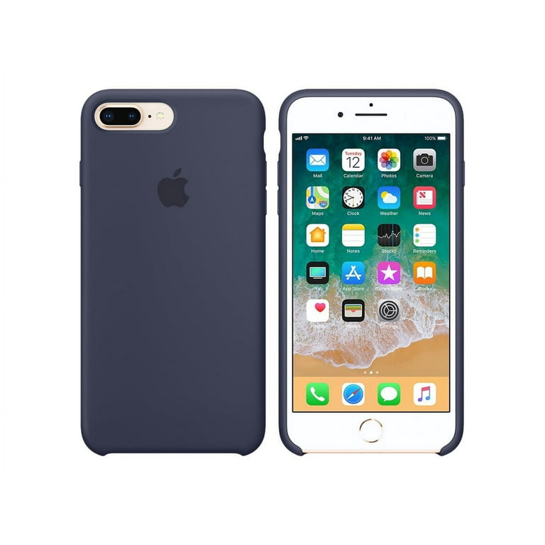 iPhone 8 Plus / 7 Plus Silicone Case - Midnight Blue - Walmart.com