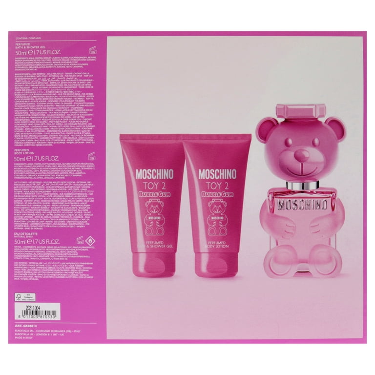 Moschino Toy 2 Bubble Gum by Moschino for Women - 3 Pc Gift Set