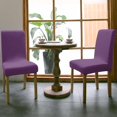 thumbnail image 3 of Dining Chair Covers Set of 4, Elegant Purple Halloween Stretch Parsons Chair Slipcovers Protector Removable Chair Covers for Dining Room Home Party Hotel Wedding Ceremony Banquet, 3 of 6