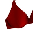 thumbnail image 4 of Women's Solid Color Backless Strap Bikini Swimsuit with Removable Padded Bras Nylon Spandex High Cut Retro Bathing Suit for Pool Beach Vacation, 4 of 9