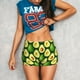 thumbnail image 3 of Fotbe Avocado Shorts Sin Costuras – Shorts Deportivos de Cintura Alta para Mujer, Elásticos para Gimnasio, Yoga, Running o Ciclismo-Medium, 3 of 8