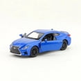 thumbnail image 4 of Vehículo de juguete fundido a presión Lexus RC F de aleación a escala 1:36 (blanco), 4 of 5