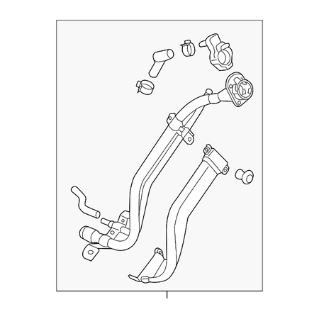 Genuine OE Kia Filler Pipe - 31030-A7500