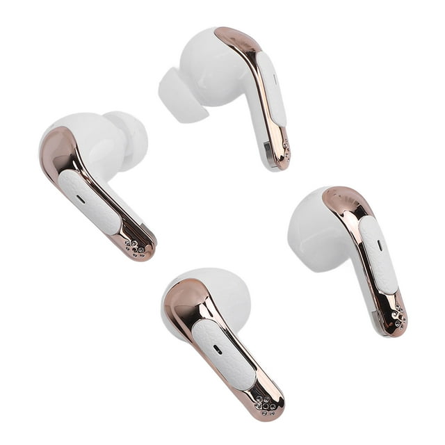 Dos pares de auriculares de audio inalámbros de doble toque, auriculares para parejas con pantalla, auriculares internos con sonido de graves profundos 5.4