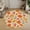 Burnt Orange, Olive, variant on Burnt Orange Maple Area Rugs 4'x6', Washable Small Throw Rugs for Office Bathroom, Fall Thanksgiving Leaves Berries Beige Indoor Outdoor Rug Non-Slip Low Pile Carpet Runner Reversible Floor Mats