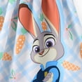 thumbnail image 5 of Disney Girls Dresses Zootopia Judy Hopps Graphic Blue Cotton Rabbit Easter Summer Holiday Dress Kids 8-9Y, 5 of 11