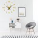 thumbnail image 5 of Monstrate Calcomanía de reloj despertador, pegatina de reloj de bajo ruido, decoración acrílica, reloj de pared ajustable DIY, café Decoración del hogar Oro, 5 of 6