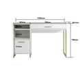 thumbnail image 4 of Mainstays Wood & Metal Writing Desk with 1 Drawer and 1 Door for Teen Adult,29.92 in, 4 of 16