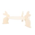 thumbnail image 1 of Rustic Wood Cake Stand, 8.3in Diameter, Perfect For Birthday Party Wedding With Raised Design, 1 of 8