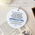 thumbnail image 3 of Misfun Adorno Colgante De Cerámica – Regalo De Agradecimiento, Eres Increíblemente Apreciado En Caso De Que Nadie Te Dijera Hoy, Regalo De Oficina, Regalo De Agradecimiento, Signo De Afirmaciones, Cor, 3 of 5