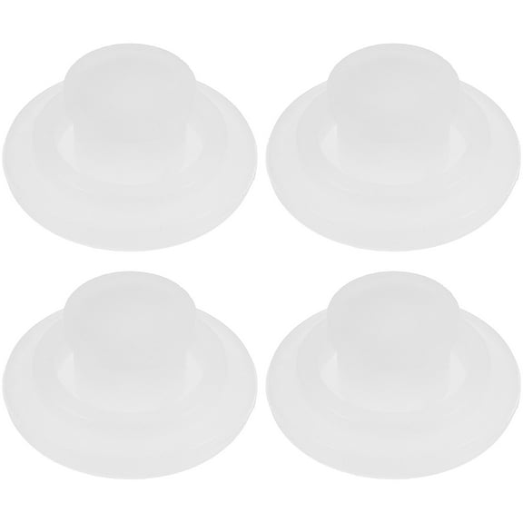 Voiceine 4pcs Silicone Water Bottle Stopper Silicone Caps Spill Stopper Spill-Proof Replacement Caps Water Bottle Plug Seal Water Bottle Cover Cap