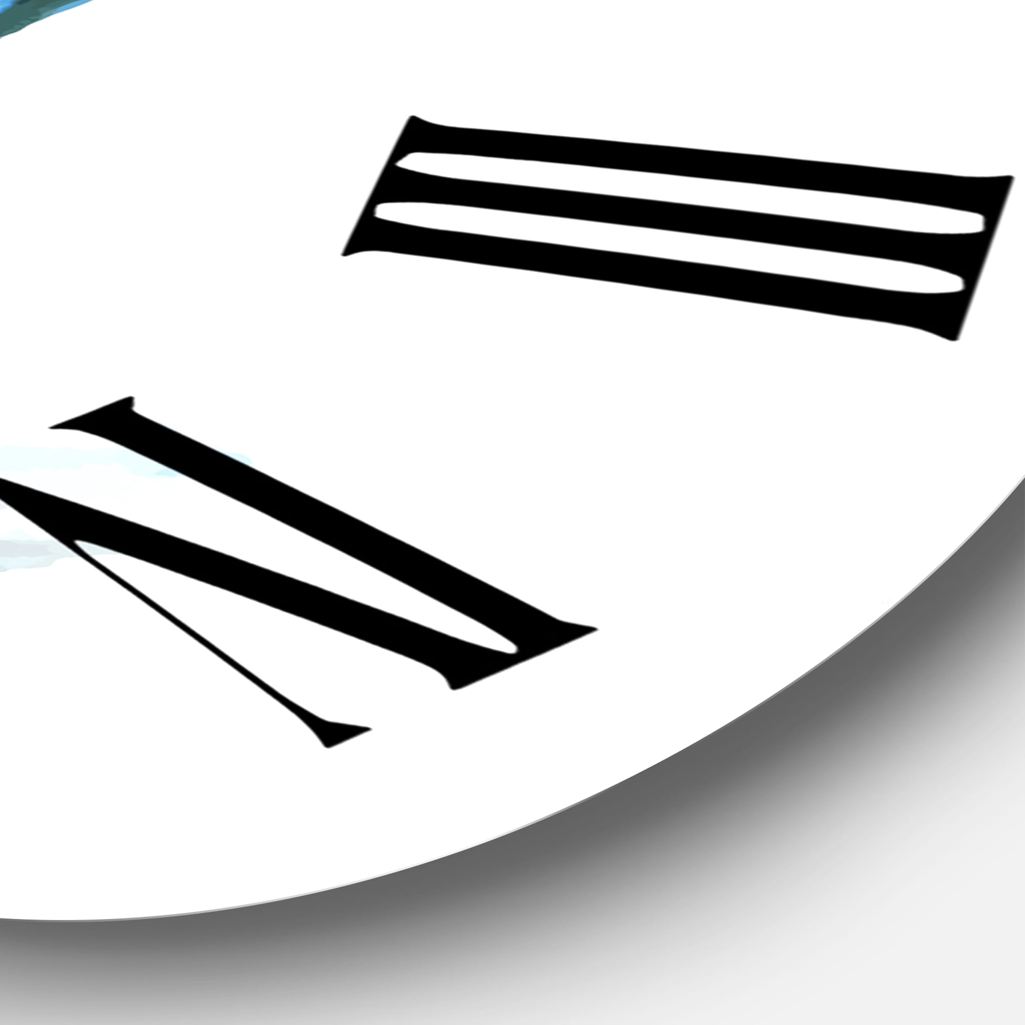 Designart 1 in Traditional Wall Clock