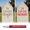 thumbnail image 4 of Marker Pen For Restoring Faded Inscriptions Stone touch Up Pen Strong Coverage Ideal For Lettering And Memorial Inscriptions 10ml, 4 of 5