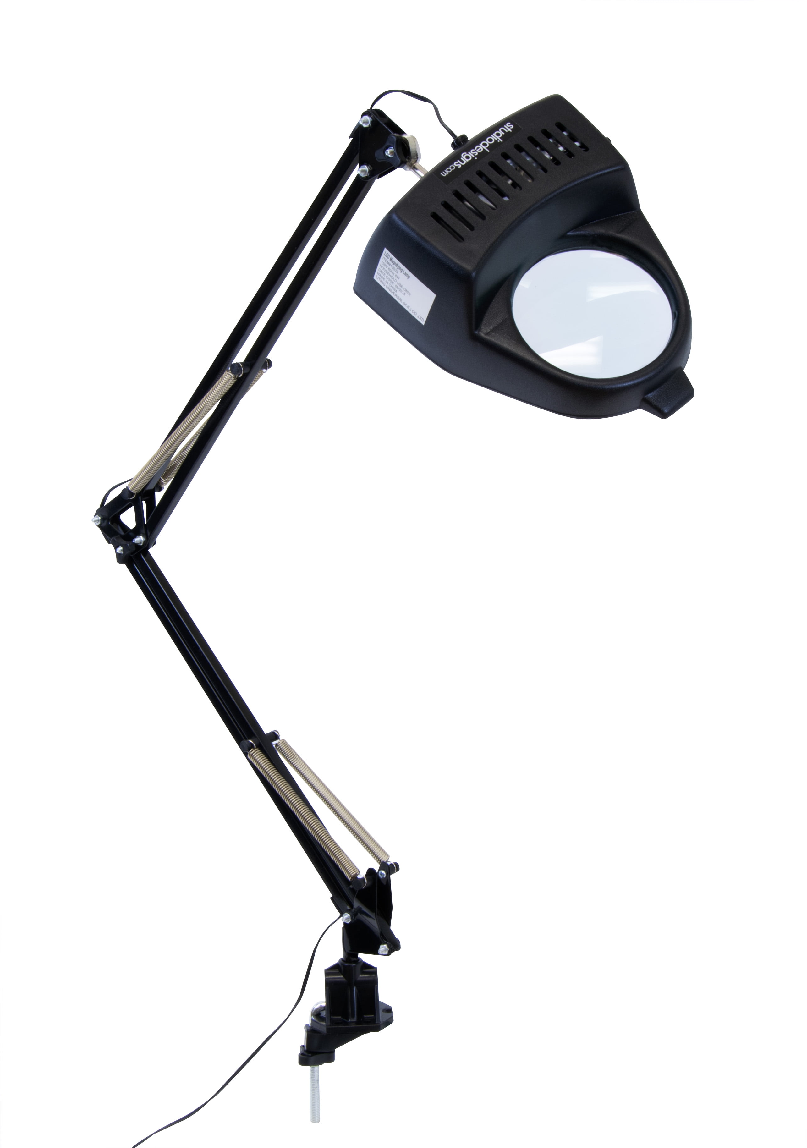 LED Magnifying Clamp-On Desk Lamp, Black - Walmart.com - Walmart.com