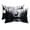 Black, Gray, Silver, variant on Chaise Lounge Headrest Pillow 2 Pack, Black Deer Forest Waterproof Chair Pillows with Insert & Adjustable Elastic Strap for Beach Pool Recliner, Silhouettes Animals Retro Art Outdoor Patio Pillow