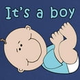 thumbnail image 2 of CafePress - It's A Boy - Maternity Dark T-Shirt, 2 of 3