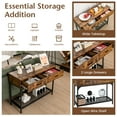 thumbnail image 6 of Costway Console CouchTable with 2 Drawers Metal Frame Entryway Table for Living Room, 6 of 10