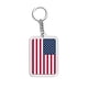 thumbnail image 4 of Flag Keychain Set Flag Acrylic Key Ring Pack For Bags Keys Travel Gifts, 4 of 5
