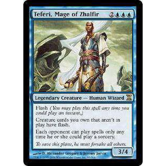 MtG Time Spiral Rare Teferi, Mage of Zhalfir #83