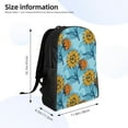 thumbnail image 4 of Fotbe Sunflowers Travel Laptop Backpack, Business Slim Sturdy Laptops Backpack, Water Resistant College School Computer Bag Gift for Men & Women Fits 15.6 Inch Notebook, 4 of 8
