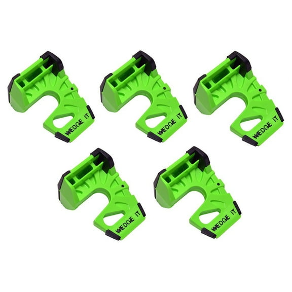 Wedge-It, The Ultimate Door Stop - Lime Green (5 PACK)