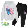 thumbnail image 3 of Ropa deportiva informal con estampado creativo de puntadas de invierno para niños y niñas, camisetas y pantalones para niños, traje deportivo para niños de 3 a 14 años, 3 of 5