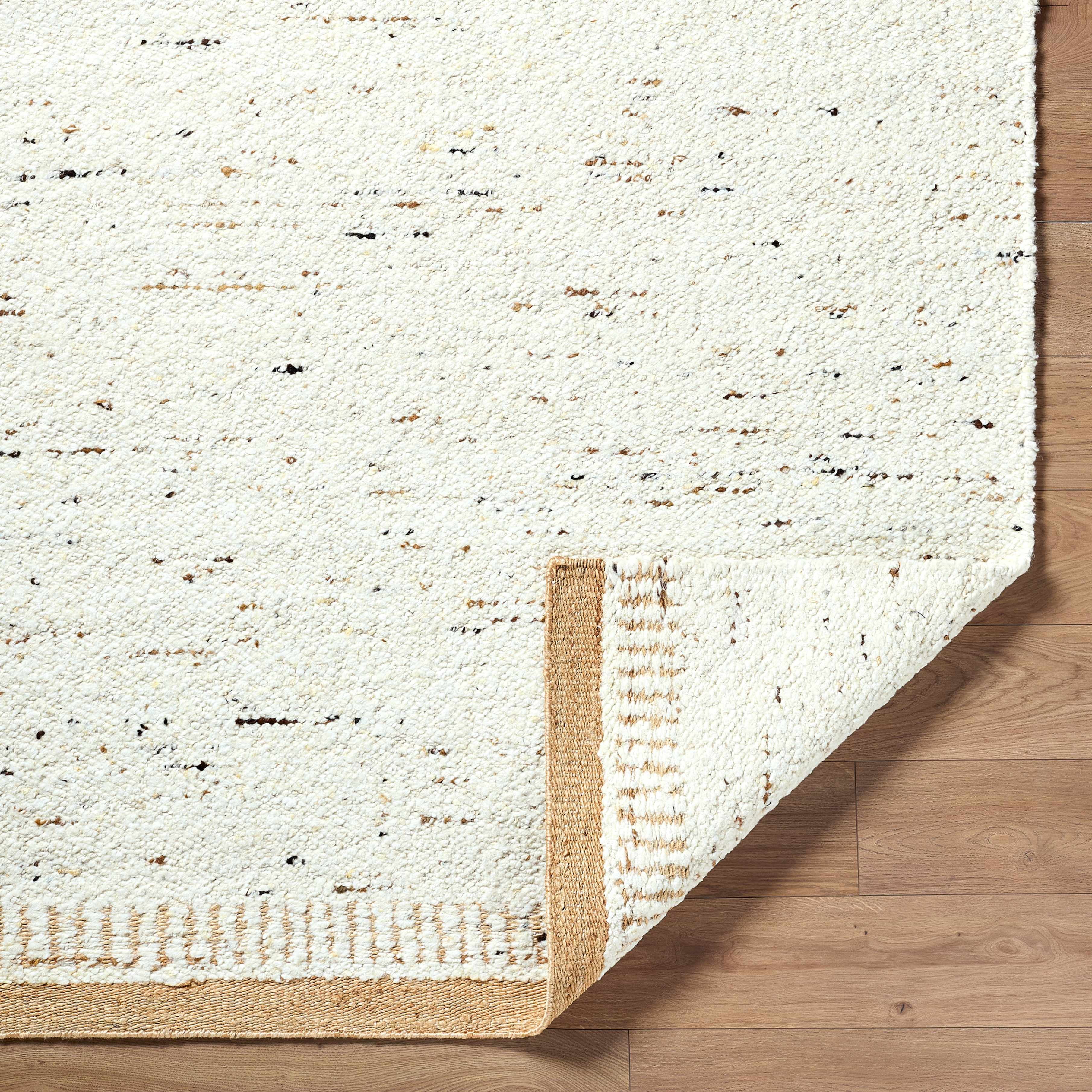BoutiqueRugs Andrey Contemporary Area Rug - Beige, Light Brown, Charcoal - 9' x 12'