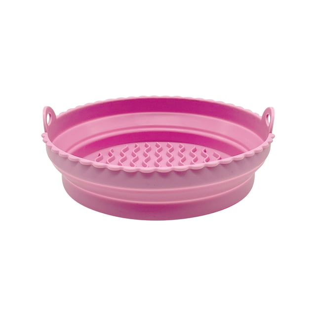 Tapis de Cuisson en Silicone Réutilisable pour Friteuse Pliable