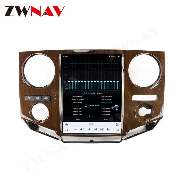 ZWNAV 12.1 inch Android Qualcomm Car Radio for Ford F250 F350 F450 F650 2009-2014 Stereo Upgrade Tesla Style Dash Touch Screen Android Auto GPS Navigation Multimedia Player(4+64GB)