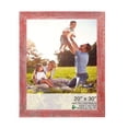 thumbnail image 1 of homeroots home decor 386540 20" x 30" Rustic Farmhouse Red Wood Frame, 1 of 3