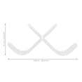 thumbnail image 2 of CRAFTHROU 1Set Transparent Acrylic Hockey Puck Display Stand for Wall Mount and Home Decor, 2 of 8