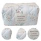 thumbnail image 5 of Aseo Maquillaje Cosmética Bolso para Mujeres Bolsas Cosméticas Acolchadas Algodón Floral, 5 of 9