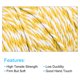 thumbnail image 3 of Cordel Embalaje Cuerda Envoltura Algodón Cordel 100M/109 Yardas Amarillo y Blanco Cuerda para Regalo Envoltura, Navidad Cordel, 3 of 7