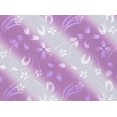 thumbnail image 2 of Zelouf Tulip Foil On Double Ombre Matte Jersey Chiffon  , Sewing, DIY, Crafts Fabric by the Yard, Plum/wht/plum, 10 Yard, 2 of 2