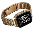 thumbnail image 1 of Reloj Digital, Reloj Digital De Acero Inoxidable Resistente Al Agua Hasta 30 M, Carcasa Dorada, Negro 2259 Para Deportes, 1 of 7