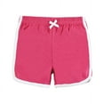 thumbnail image 5 of Hudson Baby Girl Shorts Bottoms 4-Pack, Pink Black, 3-6 Months, 5 of 6