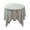 Gray, variant on OADUKQ Round Tablecloth, French Country Floral Lace, Round Dining Table Decoration and Cozy Home Gatherings, Gray, 55.12 in
