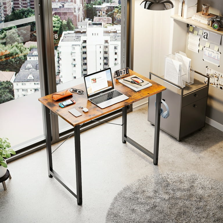 computer desk home small apartment desk