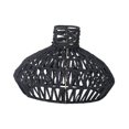 thumbnail image 3 of lionlar Ceiling Light Fixture Covers Woven Rope Lampshade Pendant Lamp Shade for Bedside Black, 3 of 9