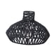 thumbnail image 3 of Pantalla de lámpara de cuerda tejida Pantalla de lámpara colgante Adorno de lámpara de mesa Lámpara de pie Lámpara de techo Negro, 3 of 9