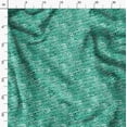 thumbnail image 3 of Soimoi Texture Print,Cotton Poplin, Sewing Fabric Sold by The Yard 42 Inch Wide,Sewing Craft Quilting/Quilt Making Fabric, Turquoise Green, 3 of 6