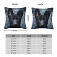 Black German Shepherd Puppy German Shepherd Pillow Cover Decorative