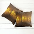 thumbnail image 6 of Ambesonne Fall Throw Pillow Cover 2 Pack, Foggy Evening in the Park, 18", Marigold Caramel, 6 of 7