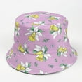 thumbnail image 2 of Beugl Bucket Hat Clearance, Unisex Fashion Double Sided Climbing Bucket Hat Reversible Coconut Tree and Flowers Printed Bucket Hat Travel Sun Hat Packable Outdoor Summer Hats Beach Hats Women B, 2 of 3