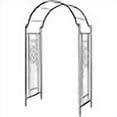thumbnail image 3 of OUTOUR Garden Arch Arbor Arbour Trellis Archway for Climbing Plants Roses Vines Support Rack, Outdoor Garden Lawn Backyard Patio, Matte Black, 3 of 4